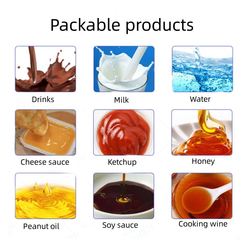 Packaging Machine Factory - OEM Automatic Liquid Filling Labeling for Food Sauce Juice Pouch