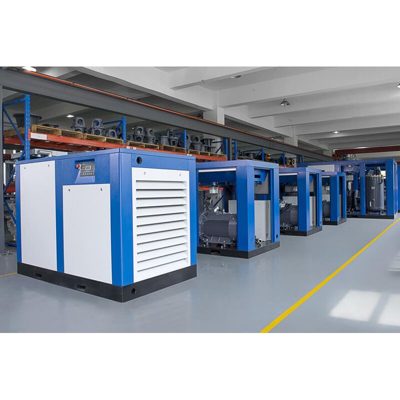 Screw Air Compressor Factory - OEM Energy Saving Lubricated 8-10bar Electric Rotary for Industrial Use