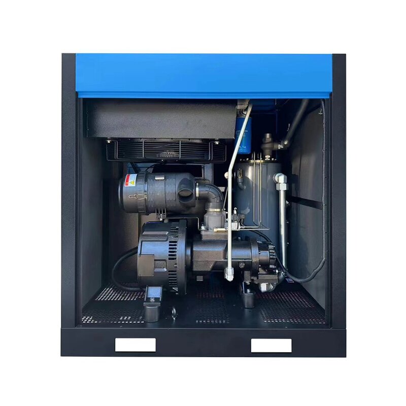 Screw Air Compressor Factory - OEM Energy Saving Lubricated 8-10bar Electric Rotary for Industrial Use