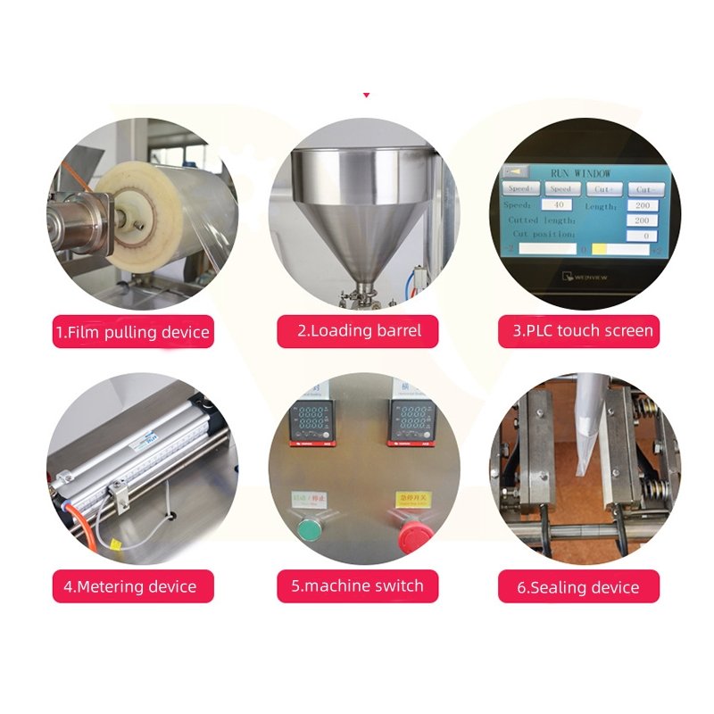 Packaging Machine Factory - OEM Automatic Liquid Filling Labeling for Food Sauce Juice Pouch