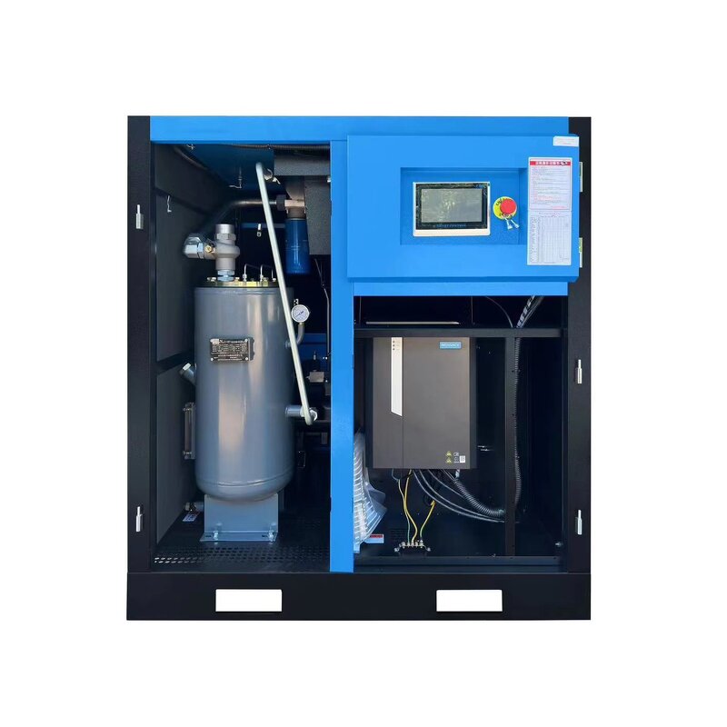 Screw Air Compressor Factory - OEM Energy Saving Lubricated 8-10bar Electric Rotary for Industrial Use