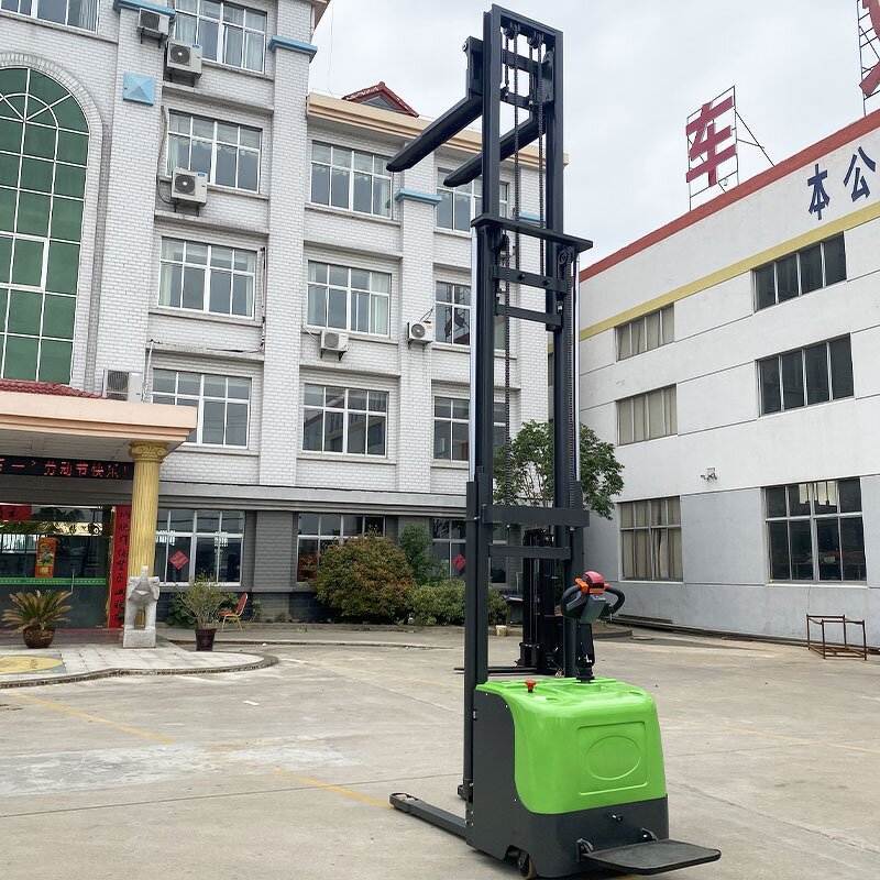 Electric Stacker Manufacturer - 1-2 Ton Standing Electric Pallet Stacker