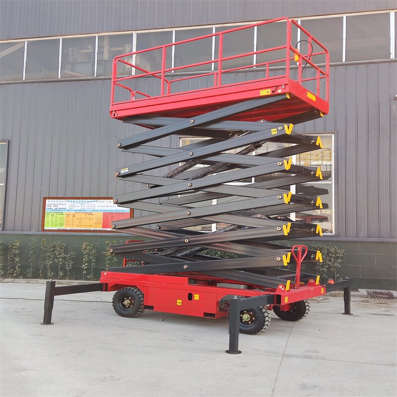 Scissor Lift Manufacturer - 6-12m Self Propelled Aerial Work Platform