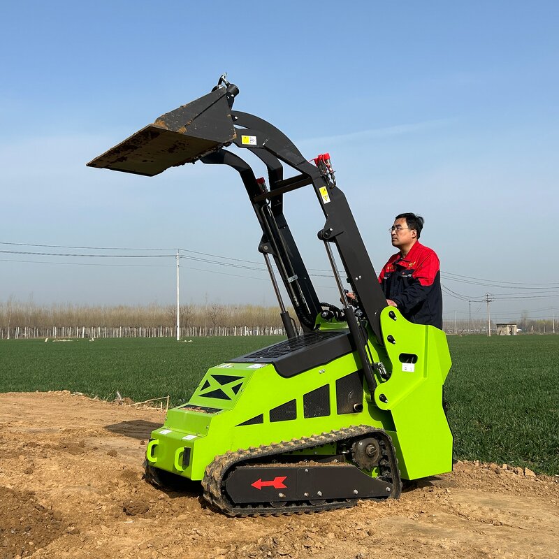 Skid Steer Loader Manufacturer - CE/EPA Mini Track 4x4 Wheel Loader for Sale