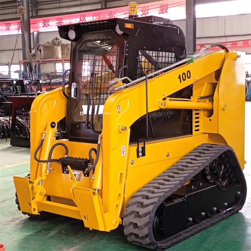 Skid Steer Loader Manufacturer - CE/EPA Mini Track 4x4 Wheel Loader for Sale
