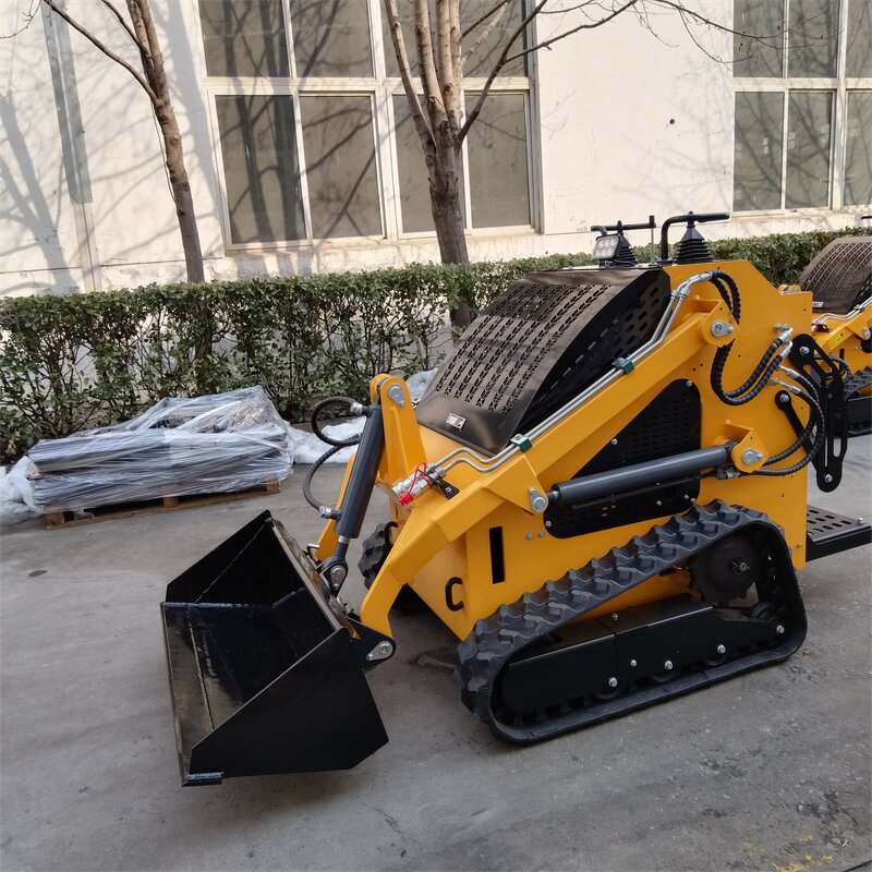 Skid Steer Loader Manufacturer - CE/EPA Mini Track 4x4 Wheel Loader for Sale