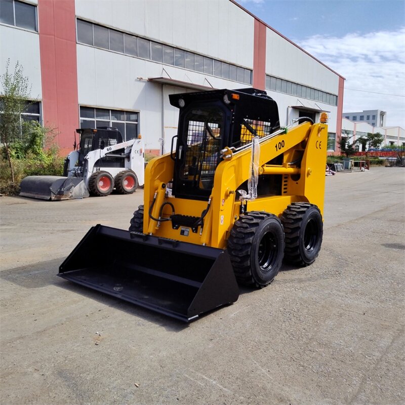 Skid Steer Loader Manufacturer - CE/EPA Mini Track 4x4 Wheel Loader for Sale