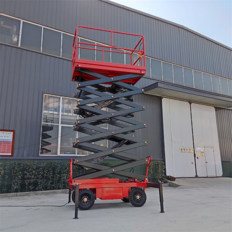 Aerial Work Platform Manufacturer - Small Mobile Shear Electric Lift Platform