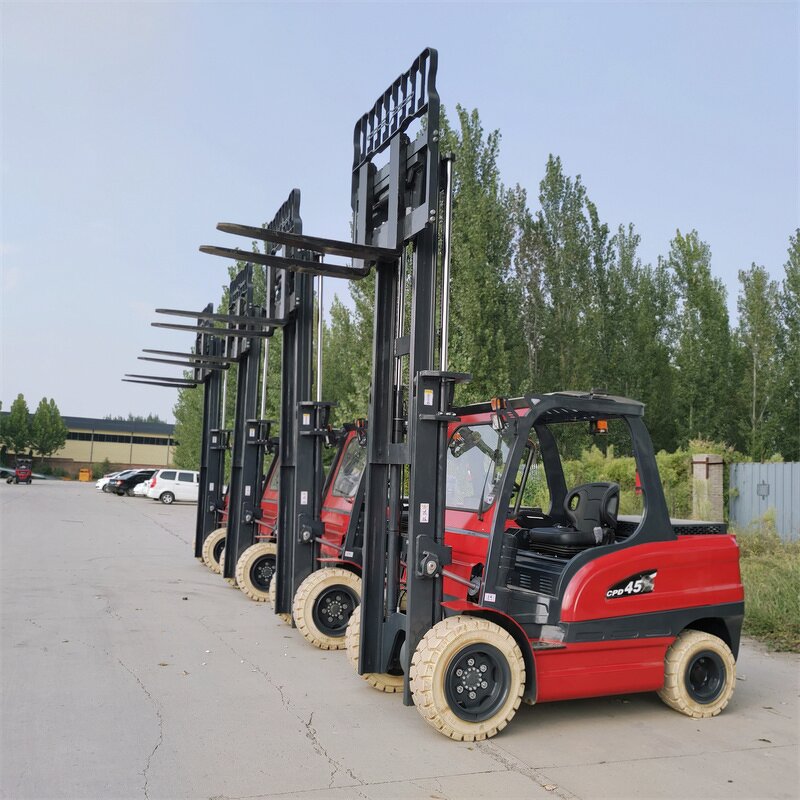 Electric Forklift Manufacturer - 2-4 Ton CE Farm Battery Four Wheel Forklift