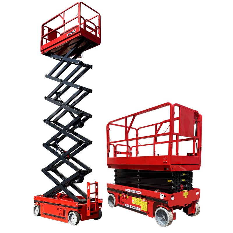 Scissor Lift Table Manufacturer - 4-18m Mobile Manual Hydraulic Platform