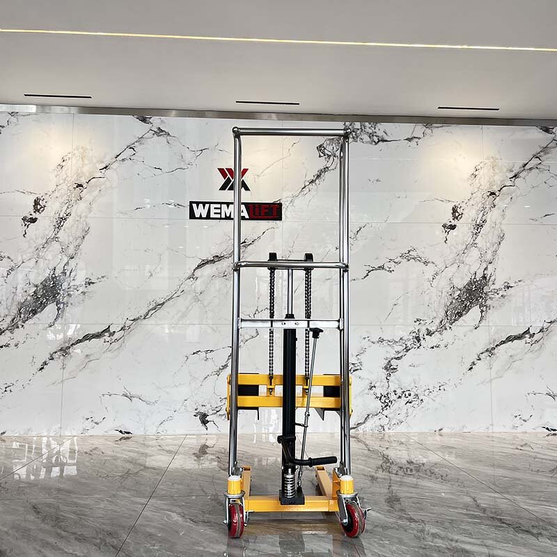 Pallet Stacker Manufacturer - 400kg Semi Electric Mini Pallet Stacker and Lifter