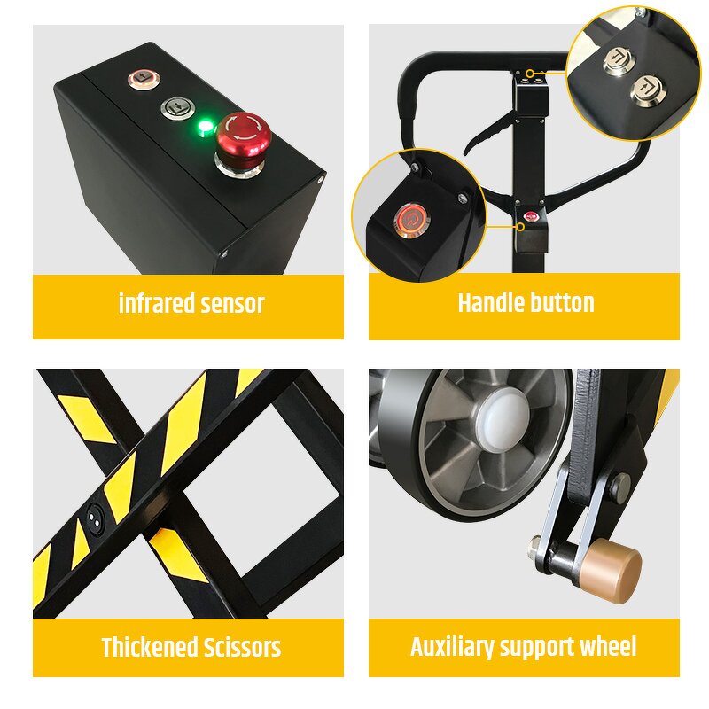 Pallet Jack Manufacturer - Portable Electric High Lift Pallet Truck with Sensor