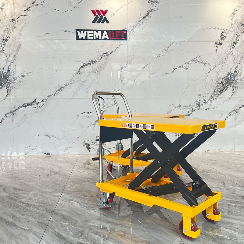 Lift Table Manufacturer - 300kg 900mm Manual Hydraulic Scissor Lift Table