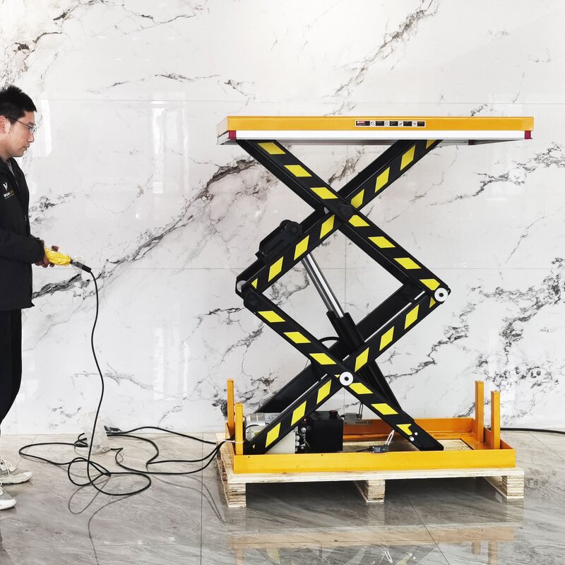 Lift Table Manufacturer - 2000kg Hydraulic Cargo Electric Mobile Lift Table