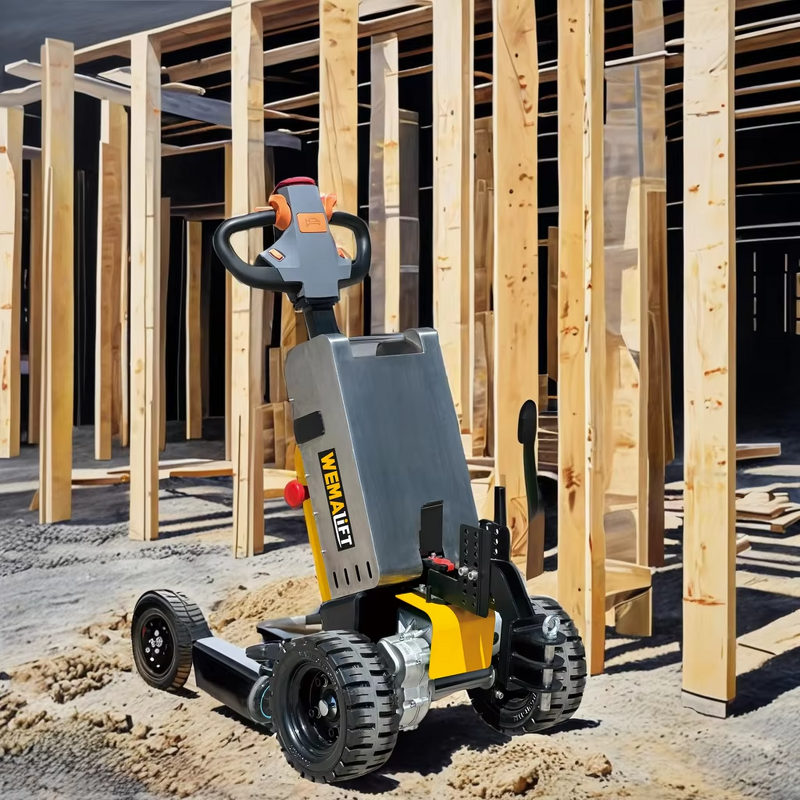 Forklift Truck Manufacturer - Big Rubber Wheel All Electric Mountain Type Forklift