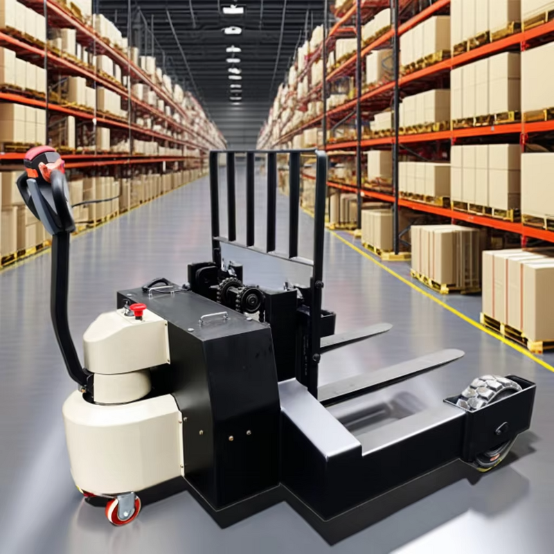 Tow Tractor Manufacturer - 1000kg Electric Tow Tugger Carrying Trolley Cart