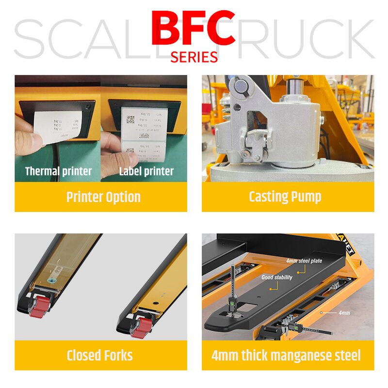 Pallet Truck Manufacturer - Professional Weight Scale Pallet Jack with Weighing
