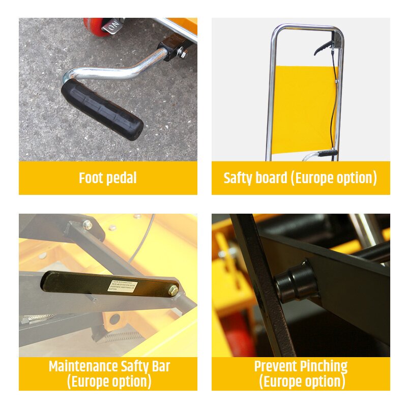 Lift Table Manufacturer - Load Elevator Manual Hydraulic Mobile Loading Table