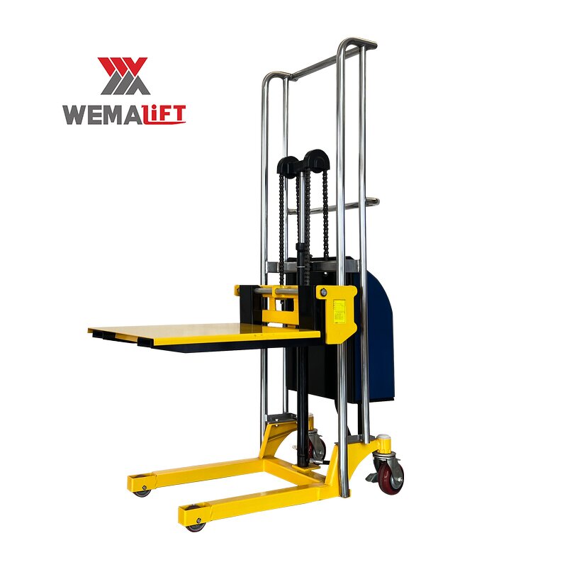 Pallet Stacker Manufacturer - Lifting Semi Electric Walk Portable Hand Stacker