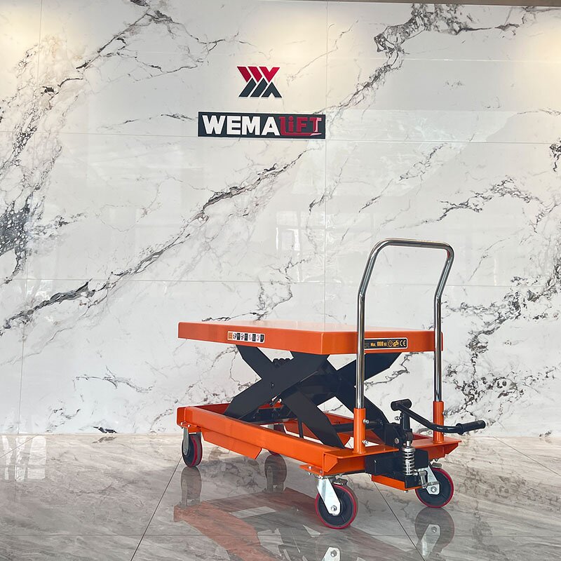 Lift Table Manufacturer - 300kg 900mm Manual Hydraulic Scissor Lift Table