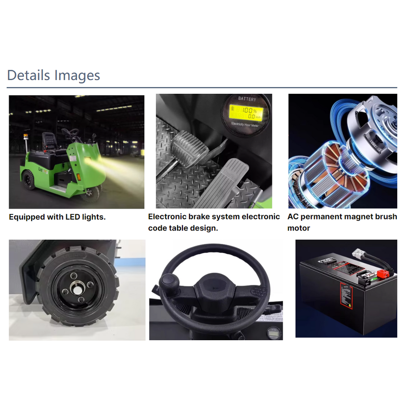 Tow Tractor Manufacturer - CE 3-5 Ton Smart Mini Tugger Airport Tow Tractor