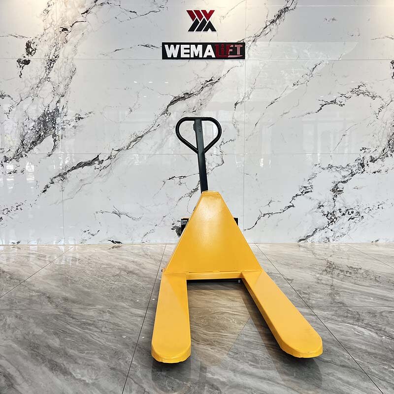 Electric Pallet Truck Manufacturer - Walking Semi Electric 1 Ton Battery Forklift