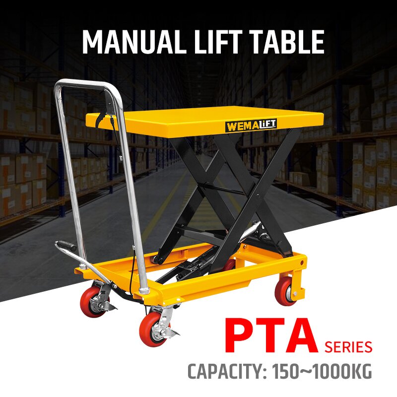 Lift Table Manufacturer - Top Rated Lightweight Manual Mobile Lift Table