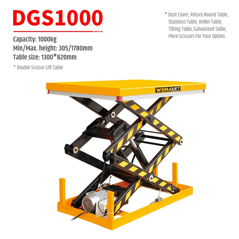 Lift Table Manufacturer - 2000kg Hydraulic Cargo Electric Mobile Lift Table