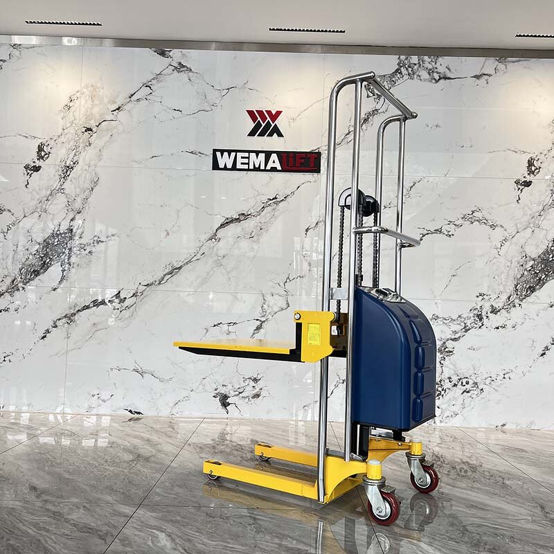 Stacker Lift Manufacturer - Factory Self Loading 1500kg Full Electric Walkie Stacker