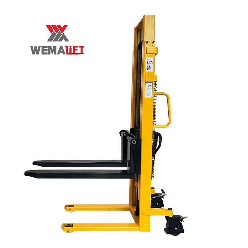 Stacker Manufacturer - Economical Mini Fork Lift Hand Winch Stacker