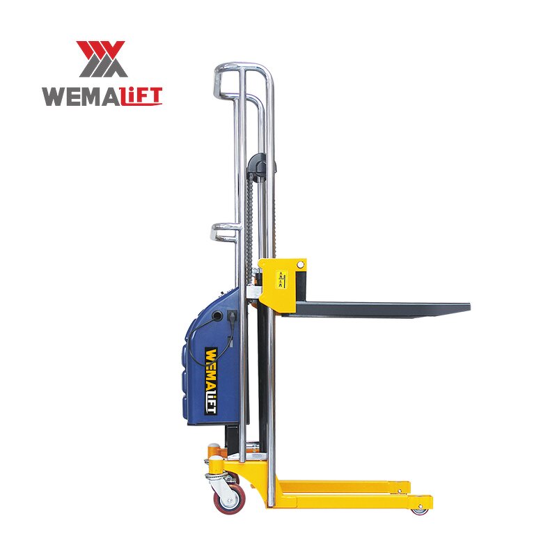 Pallet Stacker Manufacturer - Professional 400kg Portable Small Semi Electric Stacker