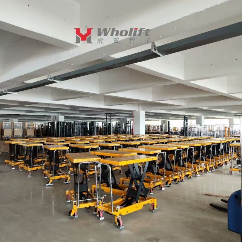 Scissor Lift Manufacturer - Stationary Scissor Lift with Rotating Electric Table