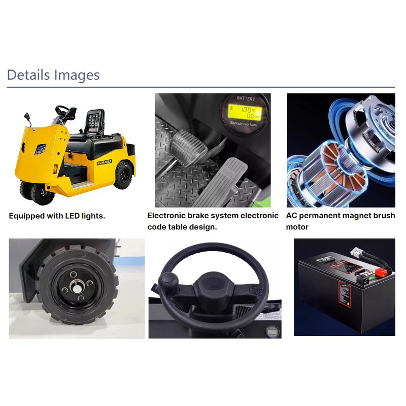 Tow Tractor Manufacturer - CE 3-5 Ton Smart Mini Tugger Airport Tow Tractor