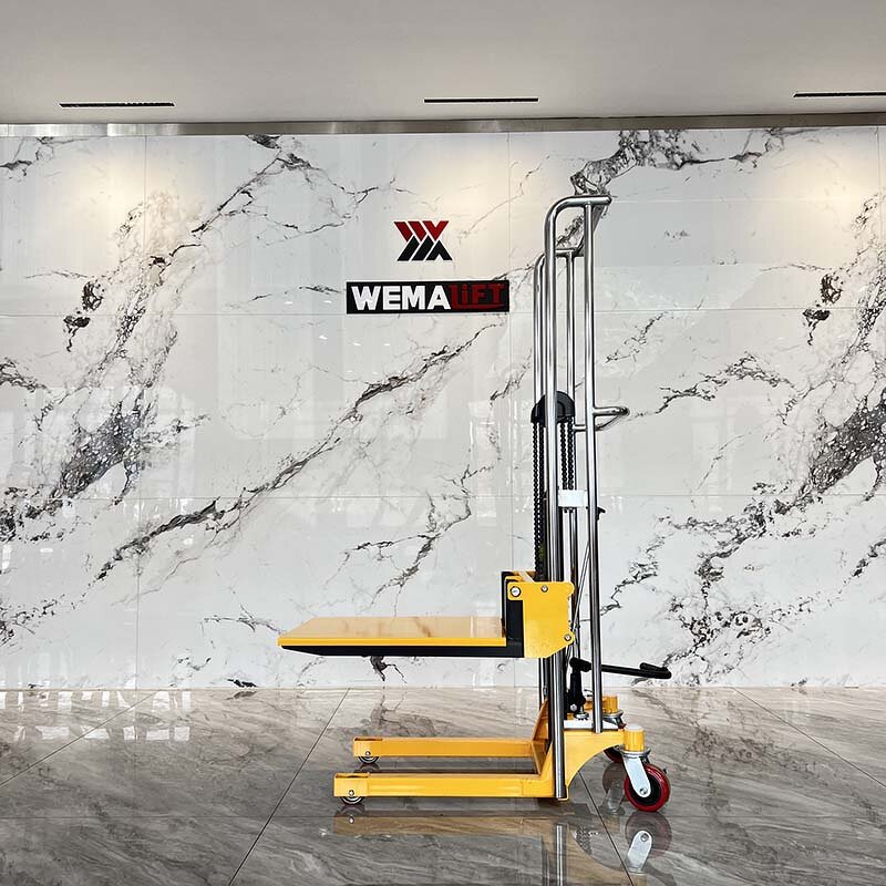 Pallet Stacker Manufacturer - 400kg Semi Electric Mini Pallet Stacker and Lifter