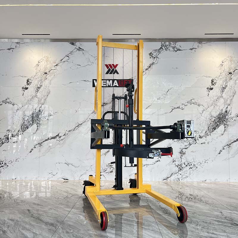 Drum Loader Manufacturer - 350kg 1000mm Movable Manual Hydraulic Drum Lifter