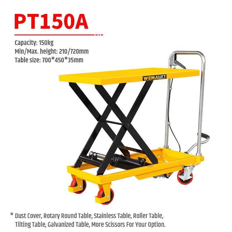 Lift Table Manufacturer - Top Rated Lightweight Manual Mobile Lift Table