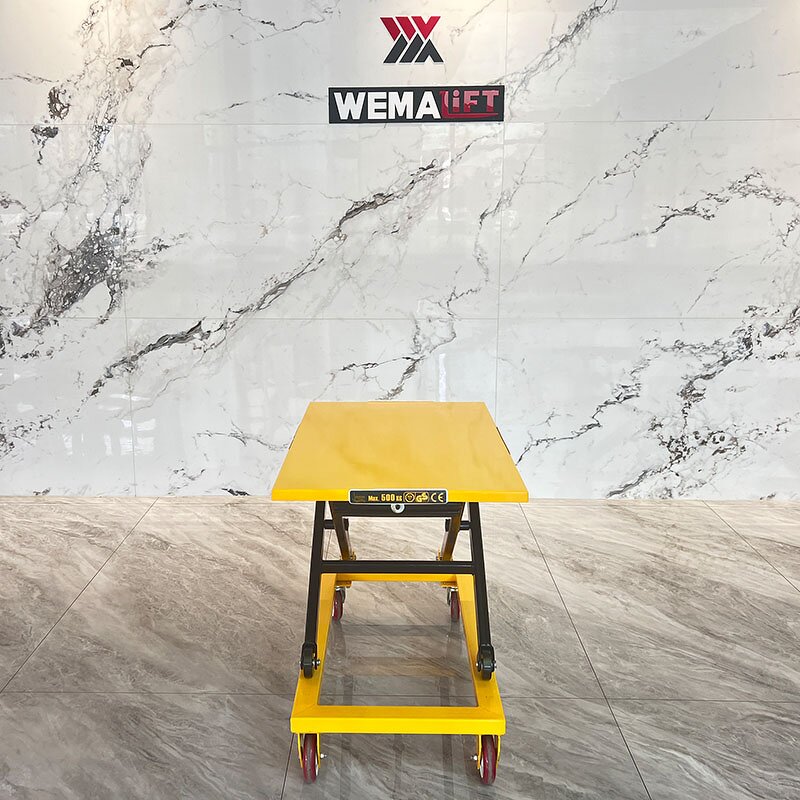 Hydraulic Lifting Table Manufacturer - Lightweight Movable 1.5m Manual Lifting Table