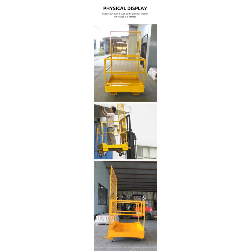 Work Platform Manufacturer - Forklift Safety Cage Basket for Man Lifting