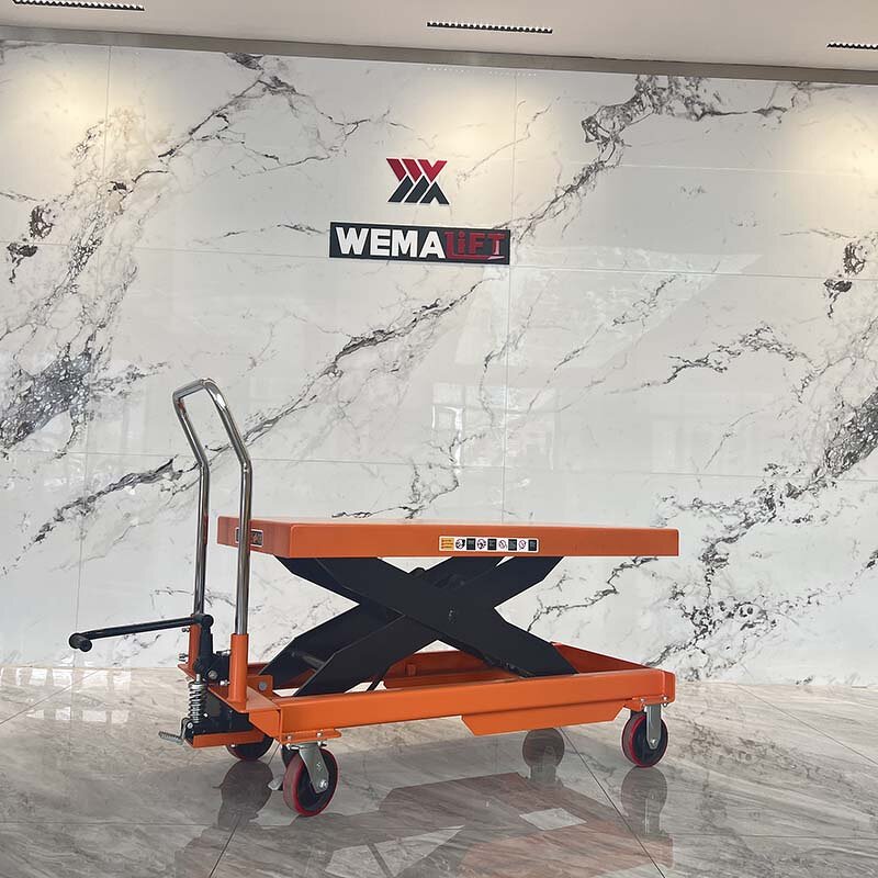 Scissor Lift Table Manufacturer - Manual Movable Hydraulic Scissor Mini Lift Table