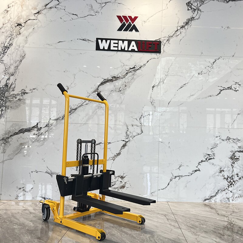 Pallet Stacker Manufacturer - New 500kg Manual Hand Hydraulic Roller Lifter