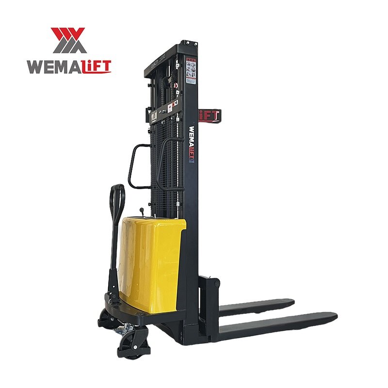 Electric Stacker Manufacturer - Vertical Drive Motor Full Electric Stand On Forklift