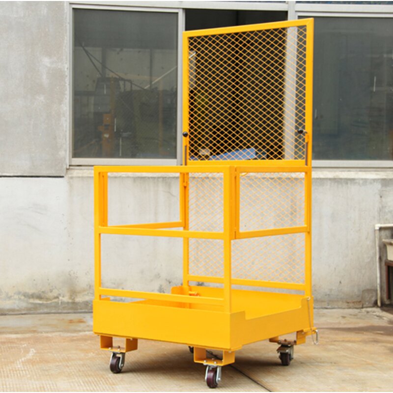 Work Platform Manufacturer - Forklift Safety Cage Basket for Man Lifting