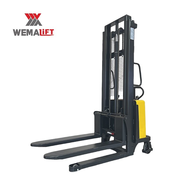 Electric Stacker Manufacturer - Vertical Drive Motor Full Electric Stand On Forklift