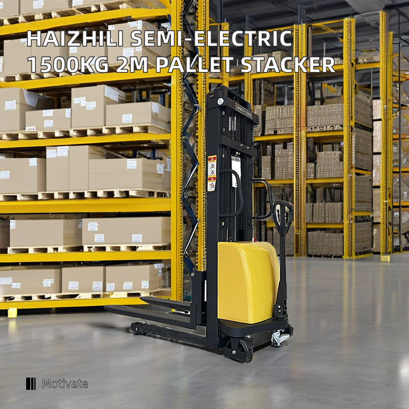 Stacker Manufacturer - China Supplier 450kg 1.6m Light Duty Electric Stacker