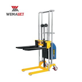 Pallet Stacker Manufacturer - 400kg Mini Electric Hydraulic Pallet Stacker
