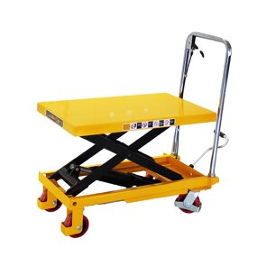 Hydraulic Lift Platform Manufacturer - New Arrival 100kg Hand Scissor Mobile Table