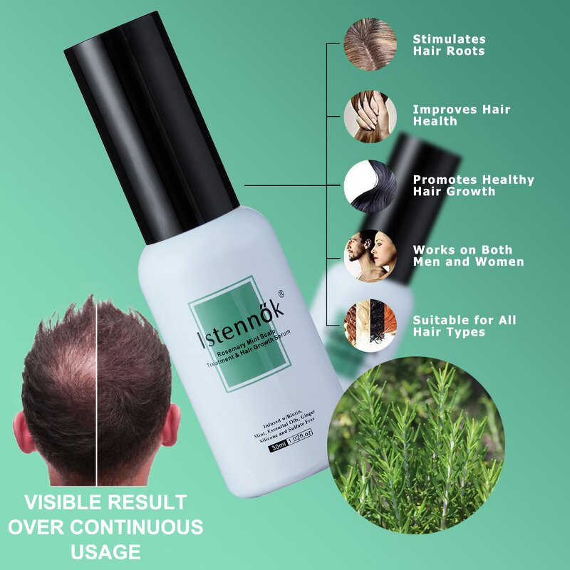 Rosemary Hair Growth Oil Supplier - Repairs Damaged Scalp