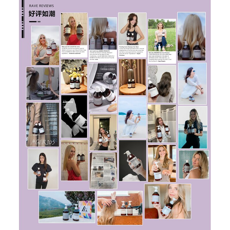 Organic Keratin Caviar Shampoo Supplier - 2-in-1 Repair