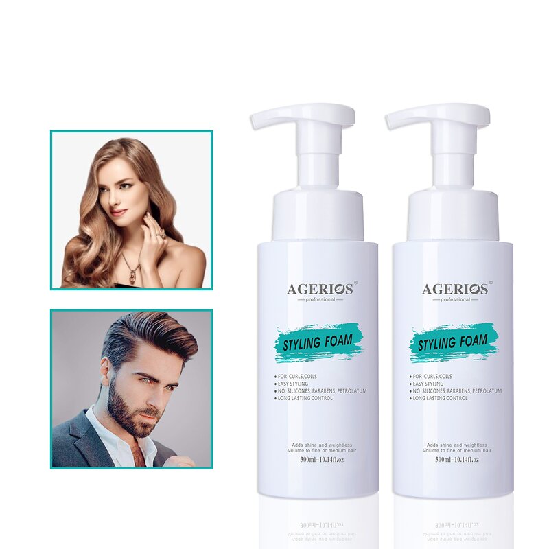 Hair Styling Mousse Factory - Hold Styles Moisturizes Curls