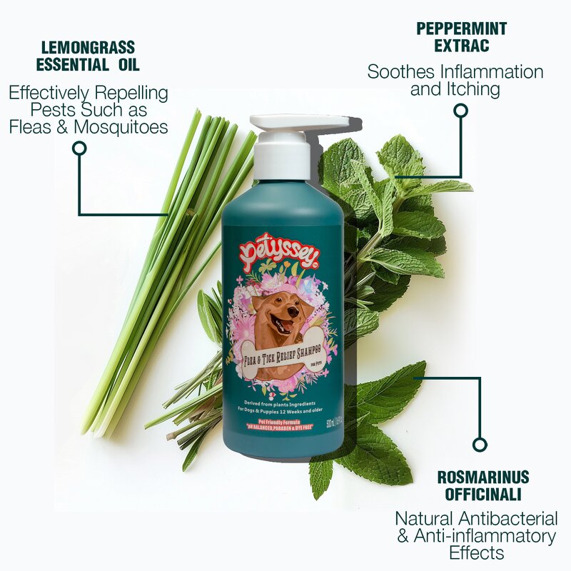 Flea Tick Pet Shampoo Manufacturer - Skin Relief Oatmeal